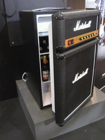 A Marshall stack that is really a fridge