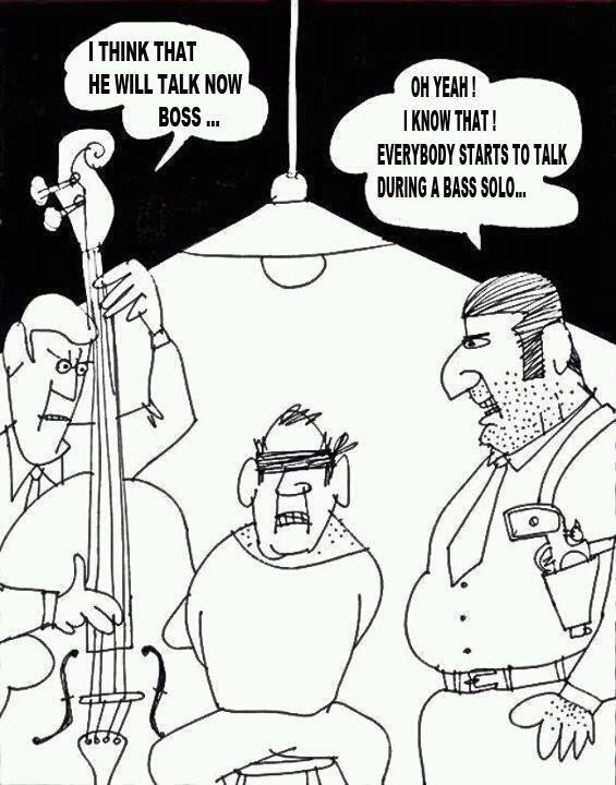 If you want to torture someone, hire a bass player