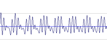 graphic showing an audio wave