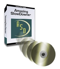 A sales graphic for the Amazing SlowDowner practice software