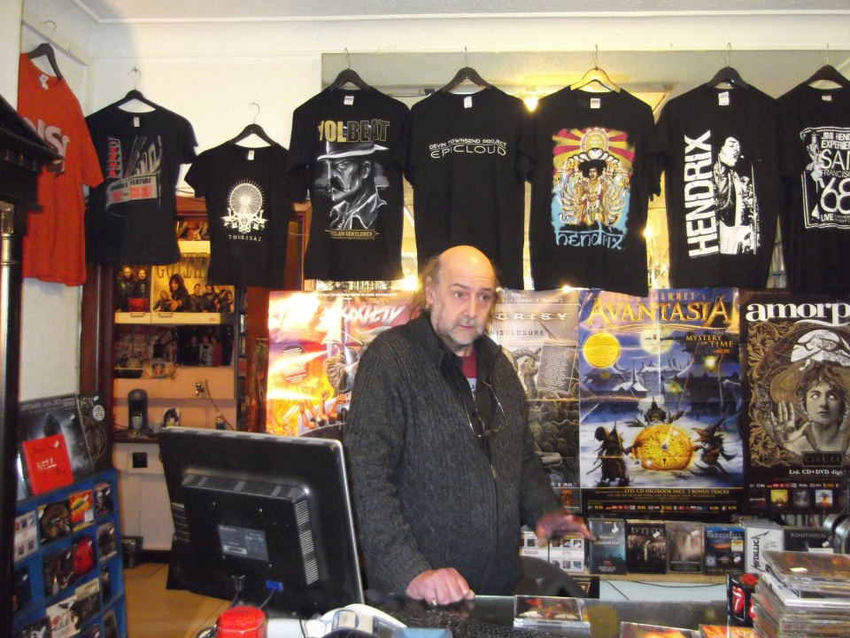 Jaccko in His Awesome Record Store in Belgium