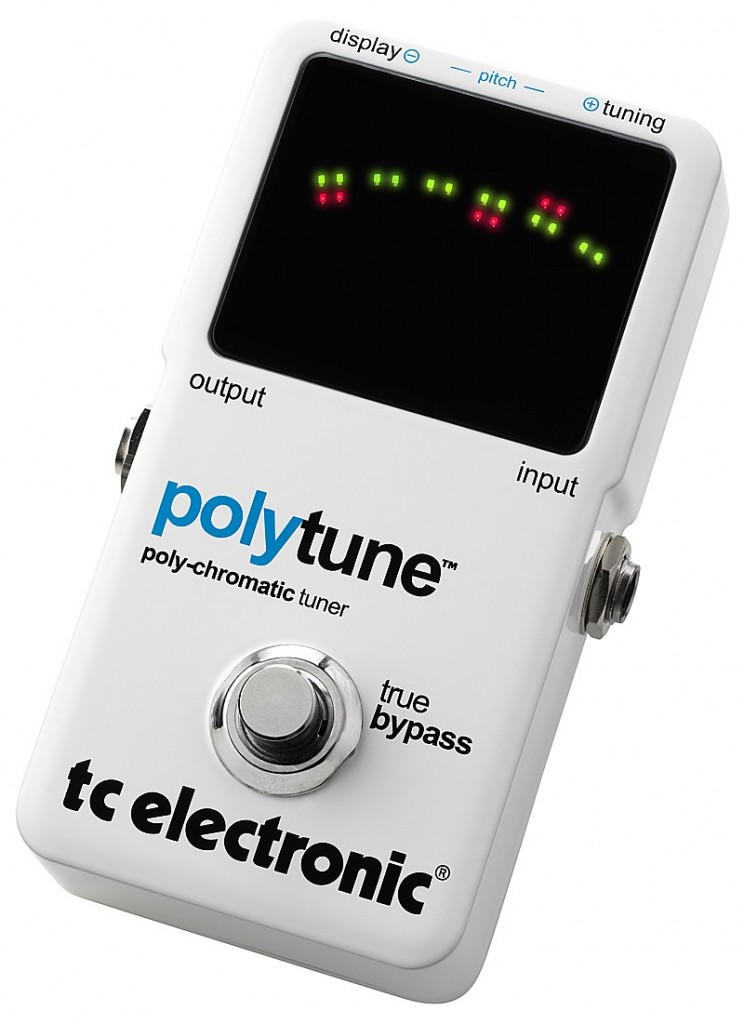 TC Electronic Polytune Poly-Chromatic Guitar Tuner Pedal