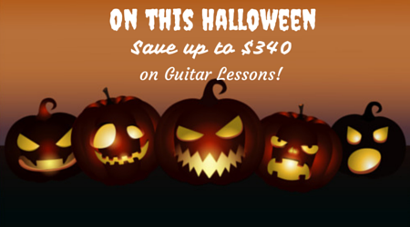 Halloween special deals offered on ZOT Zin Music and guitar lessons