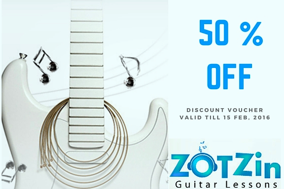 50% off on ZOT Zin guitar lessons till February 15th 2016