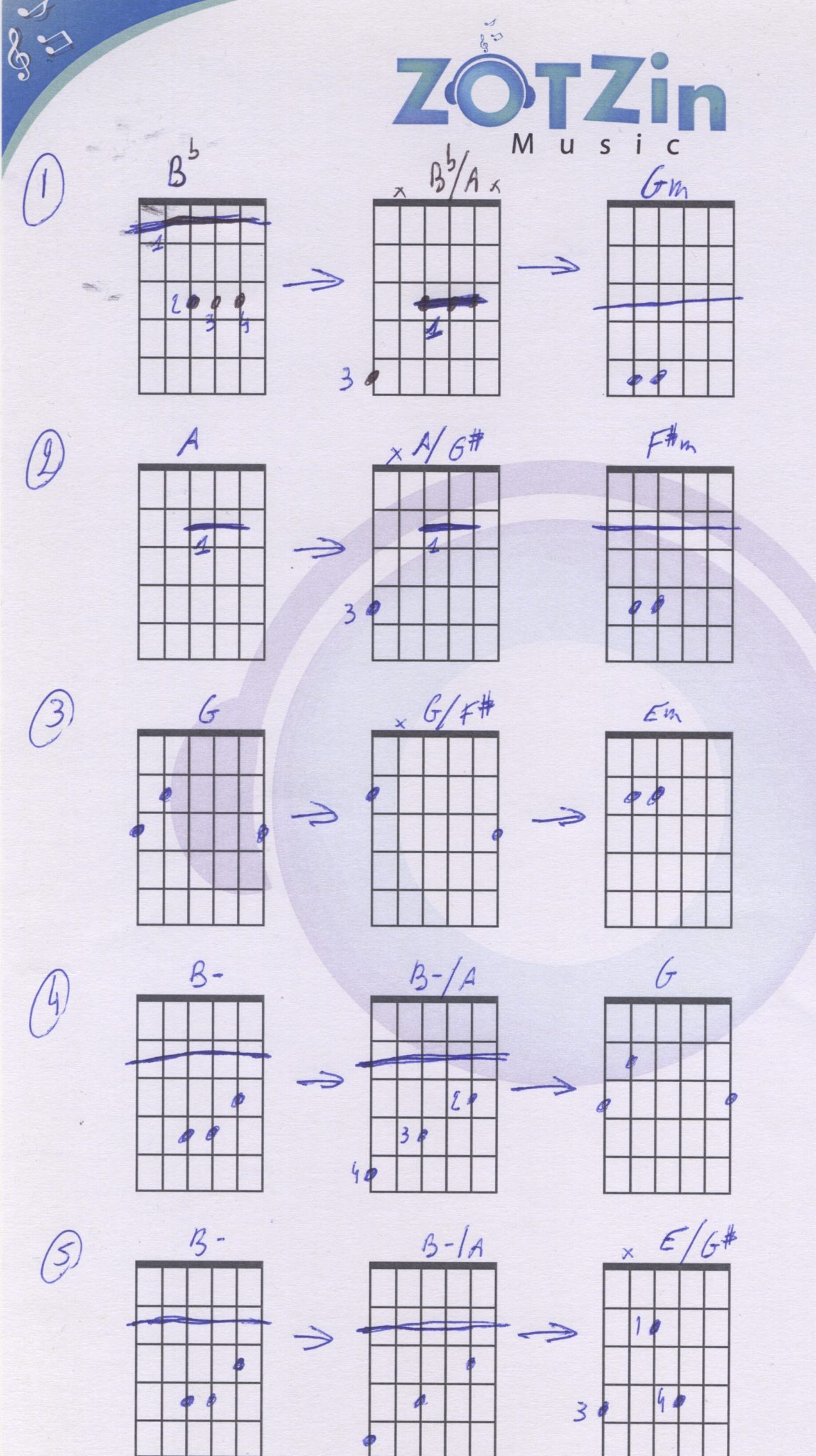 Great songwriting tricks: using hybrid chords as passing chords. 