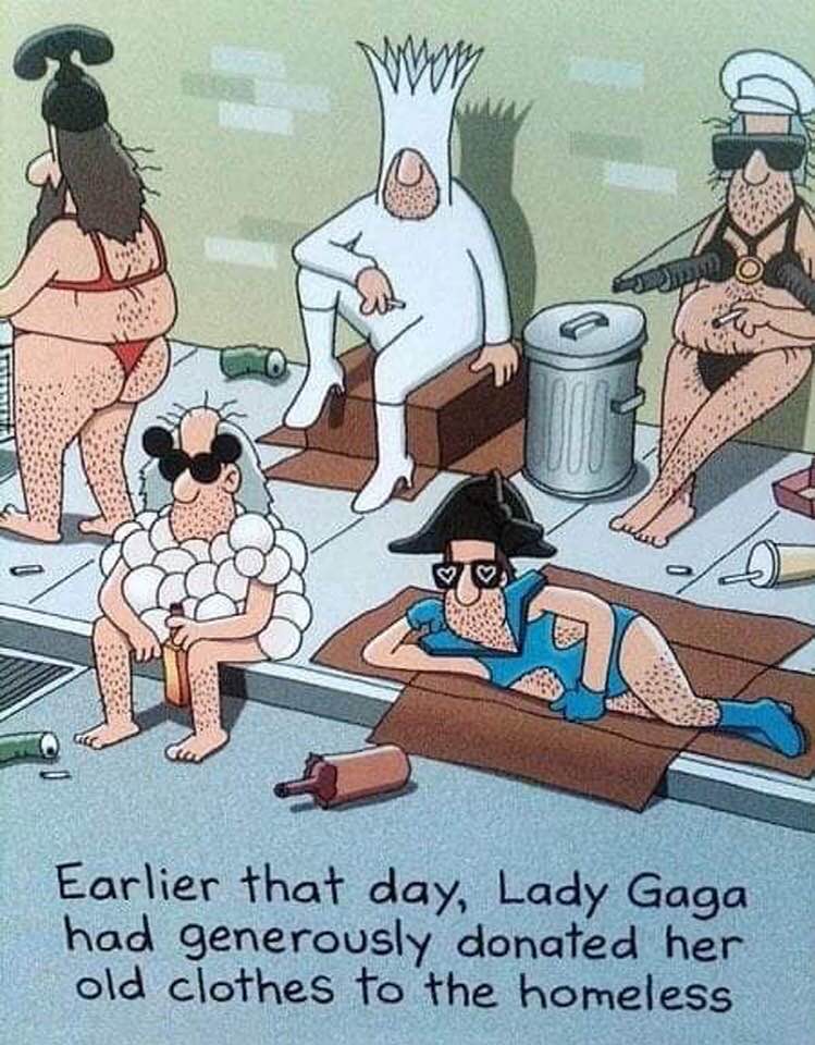 Lady Gaga Clothing Donation