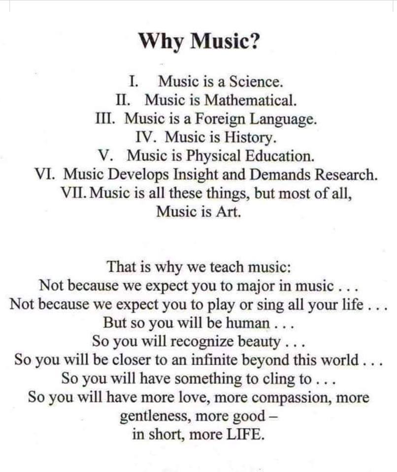 The many reasons why everyone should want to learn music