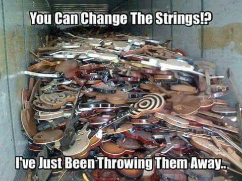 You Can Change the strings?