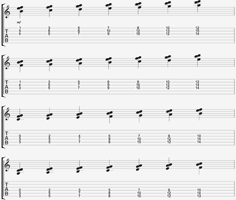 Improvisation With 4th and 2nd Interval Stacks