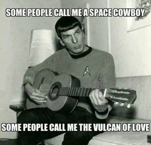 Spock the space cowboy