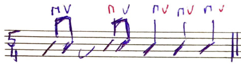Here's how you play rhythm guitar in 5/4 time signature
