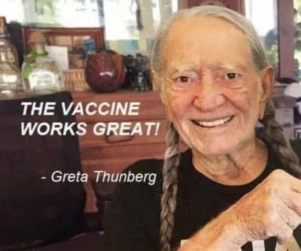 Willie could pass for a senior version of Greta Thunberg