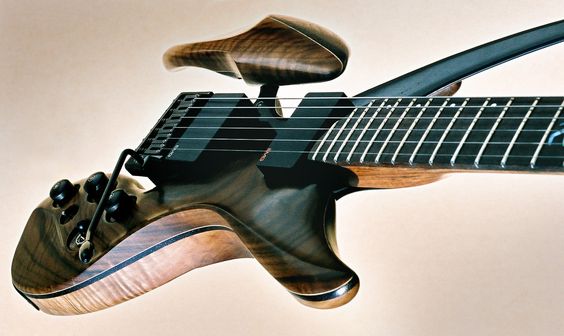 Lightweight Futuristic guitar body