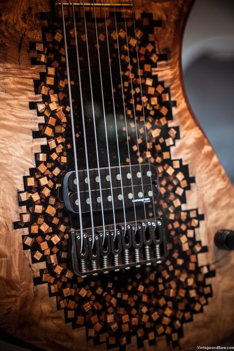 An 8-String piece of art guitar